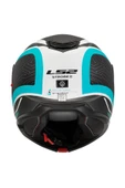 LS2 Strobe 2 Vıctory Mat Tıtanıum-beyaz-metal Mavi Kask - 3