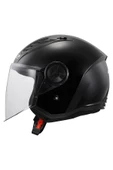 LS2 Aırflow 2 Yarım Kask Mat Siyah - 2