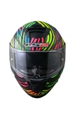LS2 Storm 2 Power Mat Siyah-gökkuşağı Kask - 6