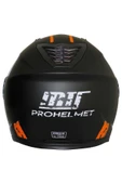 MTS M-966 Çeneaçılır Motosiklet Kaskı Turuncu - 4