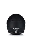 LS2 Storm 2 Mat Siyah Kapalı Motosiklet Kaskı Gold Camlı - 5