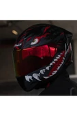 LS2 Rapıd 2 Race Kaıju Fullface Motosiklet Kaskı Kırmızı Camlı - 5