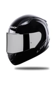 LS2 Rapıd 2 Parlak Siyah Fullface Motosiklet Kaskı Gri Camlı - 1