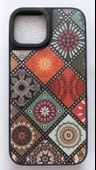 İPHONE 15 KILIF ,OTANTİK KİLİM DESENLİ - 1