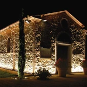 Sıva Altı Wallwasher lüks dekoratif ışık show gösteri aydınlatma açık alan enerji tasarruflu Doğa Beyaz LED A-1104 395mm x 90mm 12W - 4