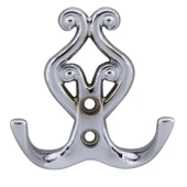 Metal Askı Vestiyer Duvar Dolap Elbise Askısı Krom Renk Mobilya Kapı Askılığı Aparatı 5 Adet thumbnail 6