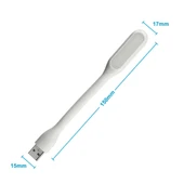 Usb Led Lamba 15cm Beyaz Renk Işık  Portatif Taşınabilir Gece Lambası Masa Aydınlatma Kamp Bilgisayar Laptop Powerbank Adaptör Araba thumbnail 1