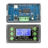 Panel Kutulu ZK-PP2K Kare Dalga Sinyal Jeneratörü  Çift Modlu 1 kanallı 1Hz-150KHz PWM Pulse Frekansı Ayarlanabilir Görev Döngüsü Gecikmeli Başlangıç thumbnail 2