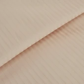 Karaca Home White Collection Vessa 120 Tel %100 Pamuk Saten Çift Kişilik Nevresim Takımı Çizgili Bej - 5