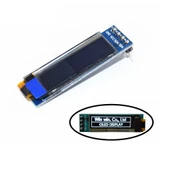 0.91inch I2C 128X32 BEYAZ OLED LCD thumbnail 2