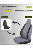 Z&C MAXTECH Renault Clio 2 Araçlara Uyumlu Tam Takım Özel Tasarım Oto Koltuk Kılıfı Seti   ACVG205 - 5