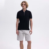 Ellesse Erkek Siyah Fermuarlı Polo Yaka Tişört EM493 - 1