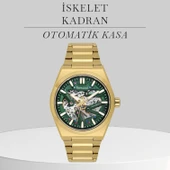 Ferrucci Otomatik Çelik Kordon 3 Atm Suya Dayanıklı Özel Tasarım Erkek Kol Saati AX.014X1 thumbnail 1