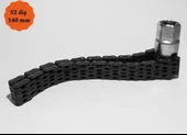 Nt Tools Çift Zincirli Lokmalı Filtre Sökme Anahtarı 140mm 52 Diş - 2