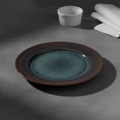 GÜRAL PORSELEN Valeron 6 Adet 20 Cm Pasta Tabağı Reaktif Oasis Vr 1131 thumbnail 5