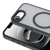 Apple iPhone 16E Kılıf M-safe Şarj Özellikli Mat Arka Yüzey Zore Sio Kapak - 2