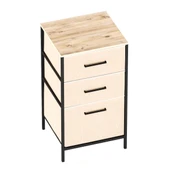 Çok Amaçlı Dolap 3 Çekmeceli Orta Boy Komodin Sehpa Çam 1601 - 7