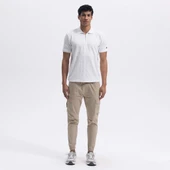 Ellesse Erkek Kırık Beyaz Fermuarlı Polo Yaka Tişört EM493 - 2