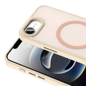 Apple iPhone 16E Kılıf M-safe Şarj Özellikli Mat Arka Yüzey Zore Sio Kapak - 5