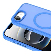 Apple iPhone 16E Kılıf Magsafe Şarj Özellikli Mat Arka Yüzey Redclick Sio Kapak thumbnail 7