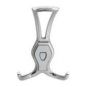 Portmanto Askı Metal Vestiyer Duvar Dolap Elbise Askısı Krom Renk Mobilya Askılığı Aparat 4 Adet - 3