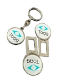 TOGG Uyumlu Ikaz Ses Metal Toka 2 Adet Anahtarlık 1 adet thumbnail 2