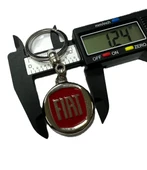 Fiat Kırmızı Logolu Metal Otomobil Anahtarlığı 1 ADET 1.KALİTE thumbnail 4