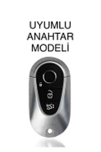 Mercedes Benz C S Sınıf W206 W223 S350 C260 C300 S400 S450 S500 Lüks Anahtar Kılıfı 2.resime bakınız - 2