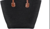 Modern Tasarım Kadın Hasır Çanta Rattan Tarz Çanta - 9