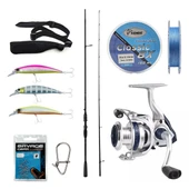 Yek Outdoor Spin Olta Seti Okuma Psycho Stick Game 243cm Ex-Fast 15-40gr 2 Parça Olta Kamışı&Okuma Revenger RV-40 FD Olta Makinesi - 1