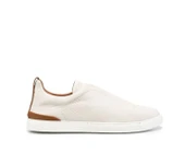 Erkek Deri Sneaker Siyah Kahverengi Ve Beyaz Kahverengi - 2