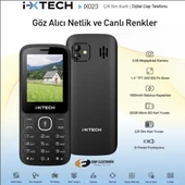 İxtech IX-023 Çift Sim Kartlı Kameralı Tuşlu Cep Telefonu KVK Garantili - 4