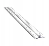 Hatas Tribldesimetre Cetvel 30Cm Şeffaf Tutmalı - 2 adet - 1