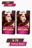Palette Deluxe 6-70 Kahve Bakır X 2 Adet Saç Boyası - 1