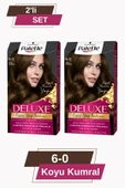 Palette Deluxe 6-0 Koyu Kumral X 2 Adet Saç Boyası - 1