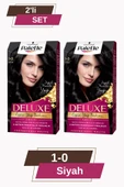 Palette Deluxe 1-0 Siyah X 2 Adet Saç Boyası - 1