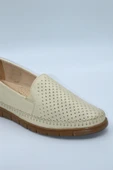 Kadın Hakiki Deri Bej Comfort Günlük Ayakkabı - ( FTH-0050-02 ) - 3