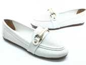 Mehtap Toka Detaylı Delikli Düz Taban Kadın Babet Ayakkabı thumbnail 2