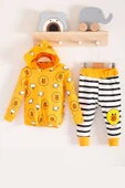 Civciv Desenli 2'li % 100 Pamuk Erkek Bebek Takımı thumbnail 1