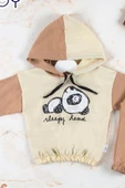 Panda Desenli Kapişonlu Erkek Bebek Takımı - 2
