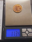 EIDHHANNSHEIL EIDHHANNS DANK - 656 - 727 ST. HUBERLUS - SCHLZPALRON D.JAGER MAG A900 KLARMULLER - 11.34gr 22 ayar A900 Altın Madalya - 4