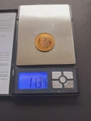 EIDHHANNSHEIL EIDHHANNS DANK - 656 - 727 ST. HUBERLUS - SCHLZPALRON D.JAGER MAG A900 KLARMULLER - 11.34gr 22 ayar A900 Altın Madalya - 5