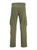 JACK JONES Erkek Haki Yeşil Renk Kargo Pantolon 12268364 thumbnail 2