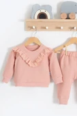 Fisto Detaylı Pamuklu 2'li Kız Bebek Takımı thumbnail 2