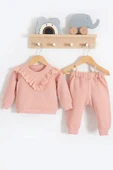 Fisto Detaylı Pamuklu 2'li Kız Bebek Takımı thumbnail 1