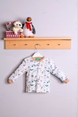 Dinazor Desenli Erkek Bebek Eşofman Takımı %100 Pamuk thumbnail 1