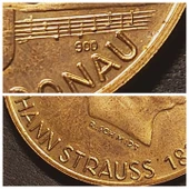 JOHANN STRAUSS 1825 1899 WIEN KLINGENDES ÖSTERREICH - R. SCHMIDT AN DER SCHÖNEN – BLAUEN DONAU A900 thumbnail 2