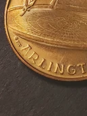 JOHN F. KENNEDY 1917 - 1963 USA. PRESIDENT SCHMIDT KENNEDY MEMORIAL ARLINGTON 11.34gr 22 ayar A900 - 3