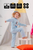Süper Heros Çanta ve Maskeli % 100 Pamuk Erkek Çocuk Pijama Takımı - 1