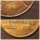 1830 - 1916 Viyana Schönbrunn Sarayı -Altın Madalya Avusturya - Kaiser Franz Joseph I - Kurt BODLAK thumbnail 2